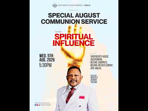 Spiritual Influence By Apostle Joshua Talena