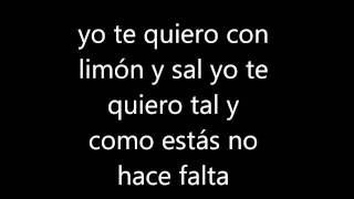 Yo te quiero con limon y sal acordes guitarra