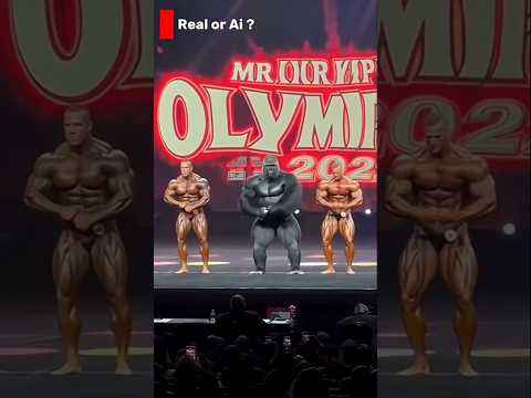 Gorilla in Mr Olympia Live.!😨| Real or Ai #sora2 #ai #gorilla #aishorts #sorashorts #mrolympia2025