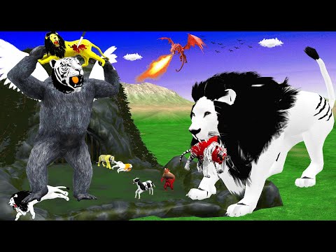 Top 03 Lion Amazing Hindi Moral Stories Collection Sher Ki Kahani - Hindi Kahaniya - Fairy Tales.