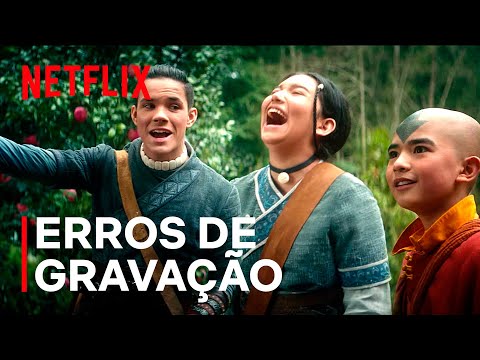Avatar: O Último Mestre do Ar | Erros de Gravação | Netflix Brasil