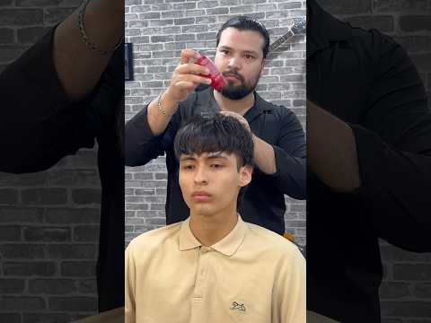 ME PIDIÓ UN MULLET KOREANO🎥💈✨ #barber #barbero #barbershop #haircut #hairstyle #barberlife