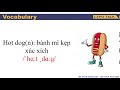 Concepts of Food Items in Video