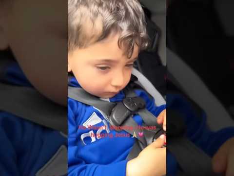 Kid CAUGHT Hugging Jesus!! 😲😆#Jesus #kids #family #christian #funny #short