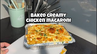 Baked creamy chicken macaroni❤️