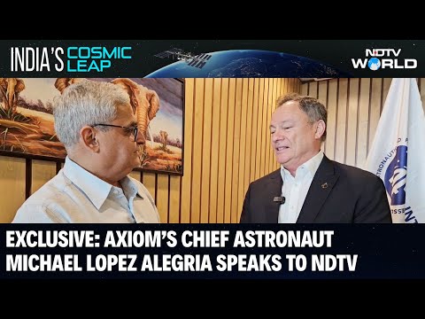 India's Cosmic Leap | NDTV Exclusive Conversation With Michael Lopez Alegria