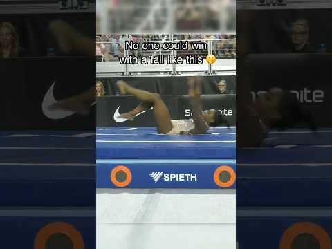 Even With a Fall, She Still Wins 🥇🐐 #gymnastics #simonebiles #vault