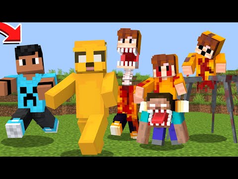 24H TROLLANDO meus amigos VIRANDO MONSTROS ASSUSTADORES no Minecraft
