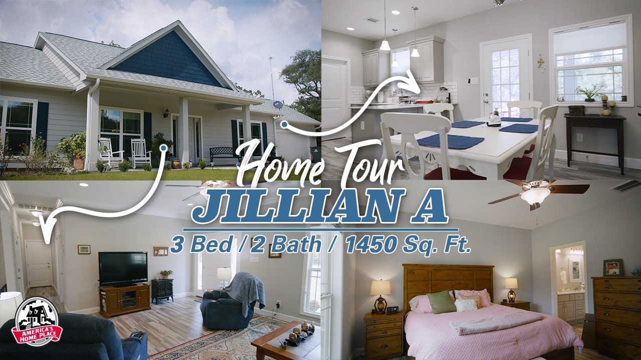 Jillian A Home Tour | 3 Bed 2 Bath 1450 Sq. Ft.
