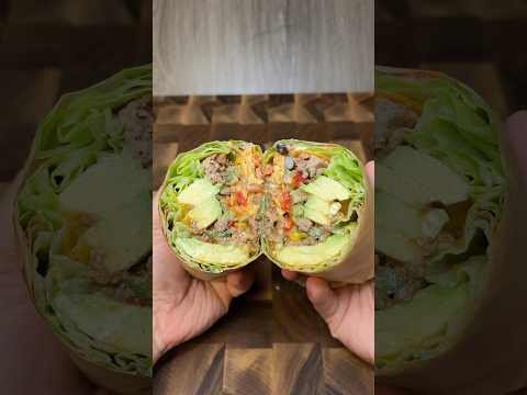 Cowboy caviar lettuce wrap