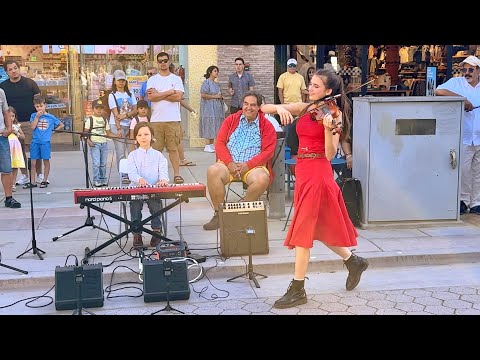 7-Year-Old Boy Plays Titanic Theme with His Sister in Public – Crowd in Awe! 🎹🎻