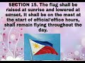 Philippine Flag and Heraldic Code