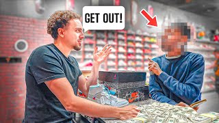 I TOLD THIS CUSTOMER TO LEAVE... (HE WAS TRIPPING)
