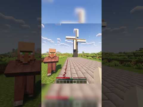 Sẽ Ra Sao Nếu Dân Làng Xây Một Cái Cối Xây Gió #minecraft #minecraftshorts #minecraftmemes #memes