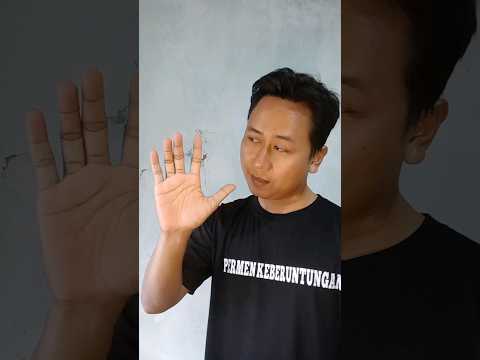 MENYALA🔥 trick sulap dengan jari tengah  #tricksulap #magic
