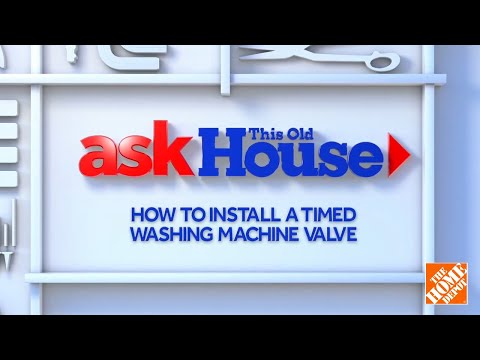 How to Install a Timed Washing Machine Valve