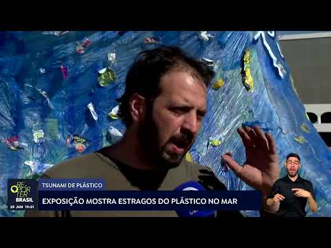 Exposição mostra estragos do plástico no mar