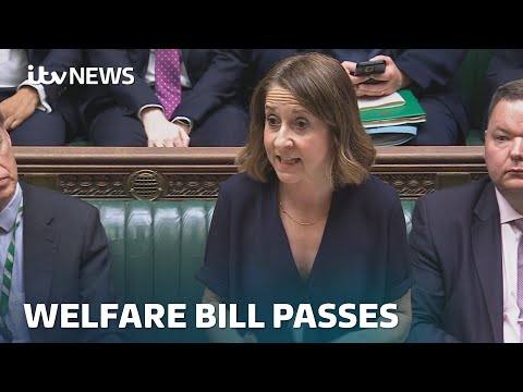 Government wins welfare vote after facing its biggest rebellion yet | ITV News