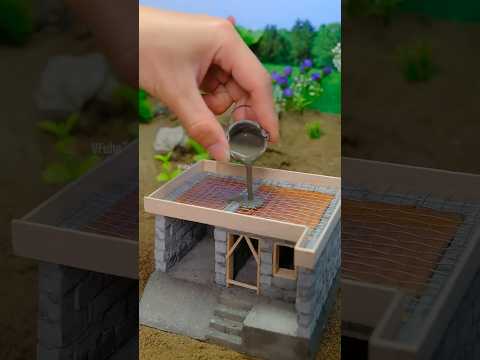 पापा ने बनाया छोटा घर 🥵 #shortsfeed #artscraft #minihouse #facts