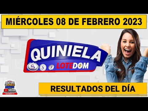 QUINIELA LOTEDOM Resultados En Vivo Loteria QUINIELA LOTEDOM Hoy 08 De