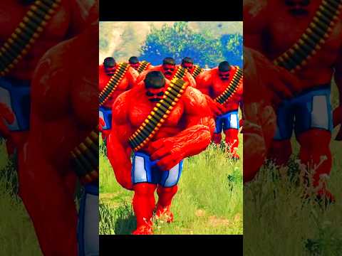 Gta 5 : Biggest Fights ✨? Dengerous ? Red Hulk Vs Ironman ? #shorts #gta5