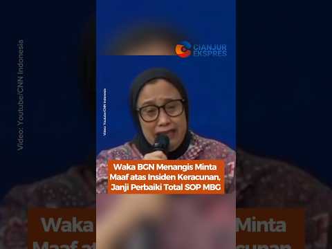 Waka BGN Menangis Minta Maaf atas Insiden Keracunan, Janji Perbaiki Total SOP MBG