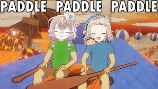 【パドルパドルパドる】#やぐるまちた で協力ゲー！俺達の友情があればどこまでもいける【にじさんじ/町田ちま/矢車りね】