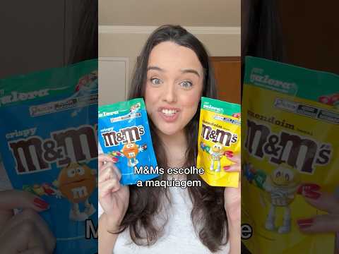 O M&Ms ESCOLHEU TODA A MINHA MAQUIAGEM! #maquiagem