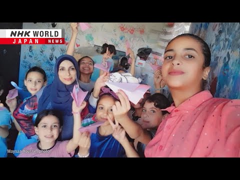 ‘Good Morning from Gaza’: An artist’s messageーNHK WORLD-JAPAN NEWS