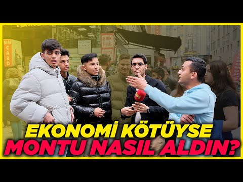 EKONOMİ KÖTÜYSE MONTU NASIL ALDIN? | Sokak Röportajı