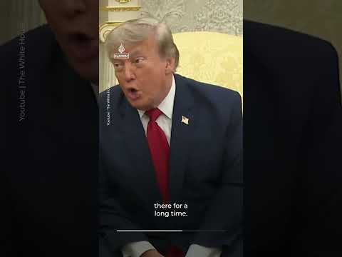US President Trump meets with ‘fan of America' Iraqi PM Ali al-Zaidi | AJ #shorts