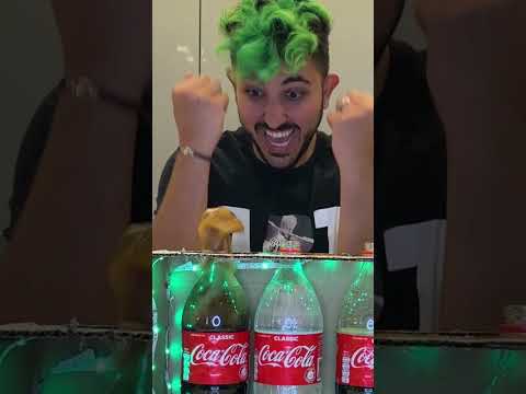 Mentos VS Coke Challenge ‼️‼️❤️ #shorts
