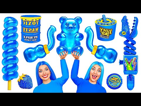 Desafío De Comida Azul | Trucos Divertidos de Comida por Trend DO Challenge