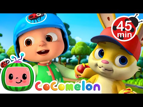 Take Me Out to the Ball Game ⚾ | CoComelon Animal Time