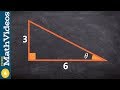 Finding Missing Angles in Right Triangles