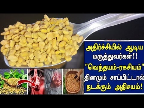 வெந்தயம் ரகசியம்! அதிர்ச்சி தகவல்| Benefits of Vendhayam in Tamil |Fenugreek Seeds Health Tips Tamil