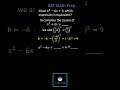Completing the Square Concepts