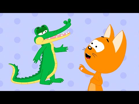Котенок Котэ ТОЛСТЫЙ КРОКОДИЛ Песенки мультики для детей малышей