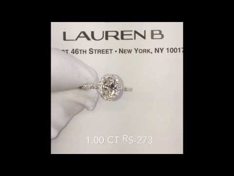1 ct Oval Diamond Double Edge Halo