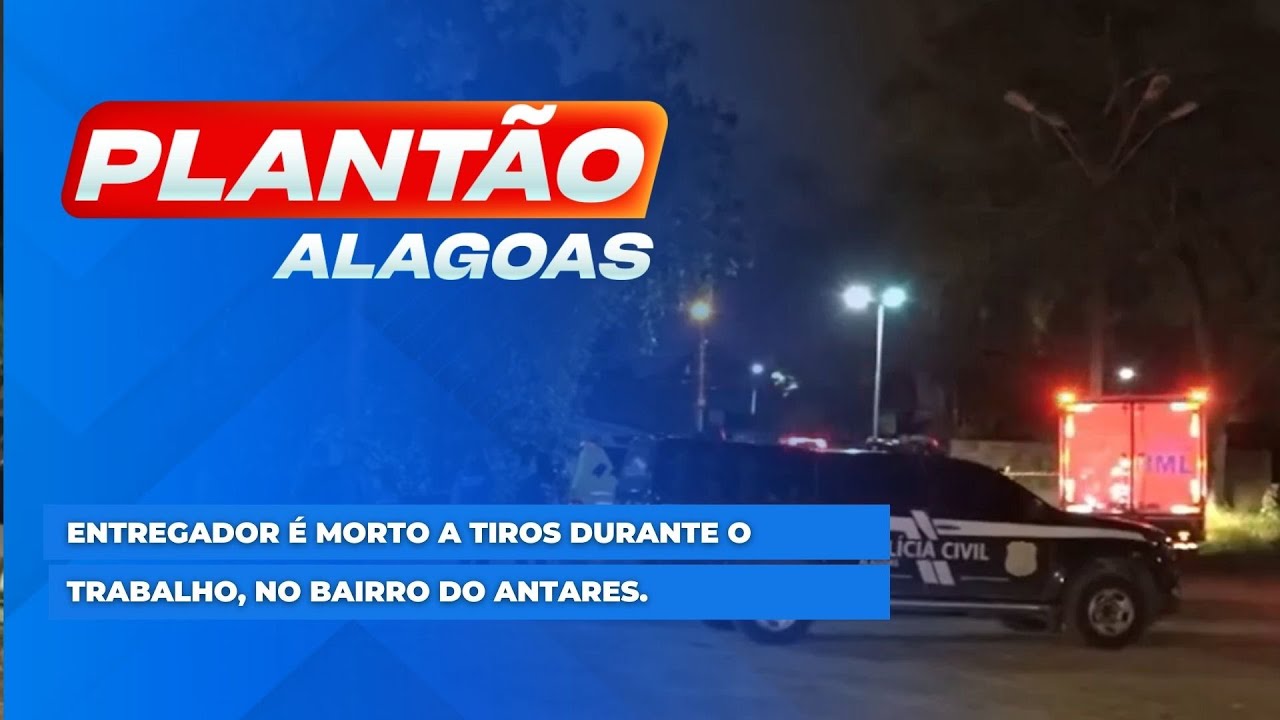 Entregador &eacute; morto a tiros durante o trabalho, no bairro do Antares.