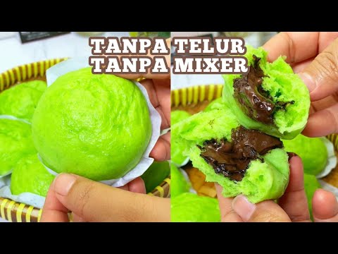 Tanpa Telur dan Mixer Bikin Bakpao Anti Gagal !!Selembut , Seempuk , Isiannya Lumer Banget