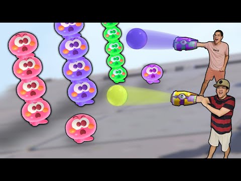 VIAJAMOS PARA O PLANETA DAS BOLHAS GOSMENTAS COLORIDAS!