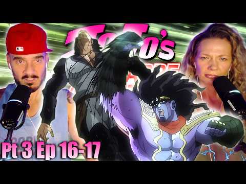 STEELY DAN GETS WHOOPED! | JoJo's Bizarre Adventure Part 3 Ep 16-17 Reaction