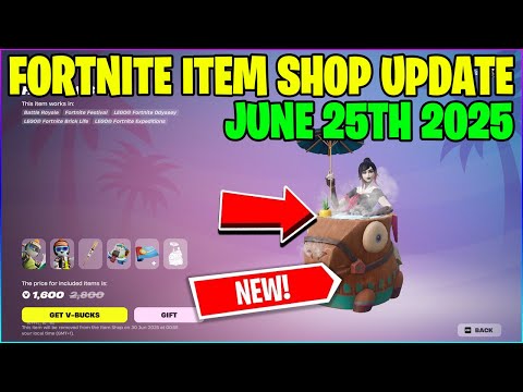 *NEW* SUMMER SKIN BUNDLE & EMOTE! Fortnite Item Shop [June 25th, 2025] (Fortnite Battle Royale)