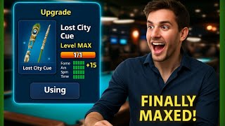 8 Ball Pool - LOST CITY CUE FINALLY MAXED - Nothing Stronger Now – 8 Ball Pool Beast Mode