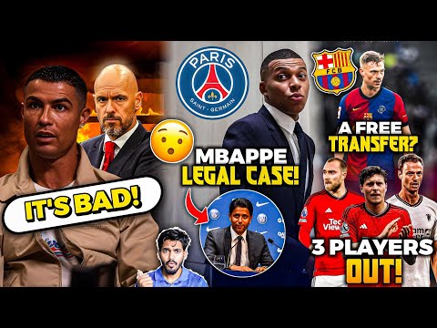 Mbappe legal action on PSG, Ronaldo Criticise Ten Hag, Kimmich wants Barca, Man Utd transfer list