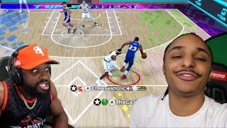 UNC MALFUNCTIONED Playing TOXIC TRASH Talker Cheeseaholic In NBA 2K25