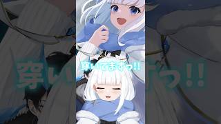 ソシャゲっぽく雪ちゃん描いてみた/イラストメイキング#vtuber #冬月恵 #shorts