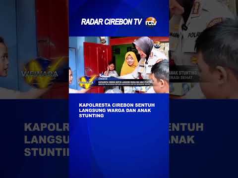 Kapolresta Cirebon Sentuh Langsung Warga dan Anak Stunting