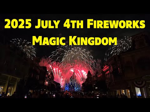 2025 4th of July Fireworks at Magic Kingdom - Walt Disney World